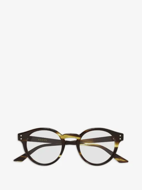 Gucci Eyewear lentes con armazón redonda