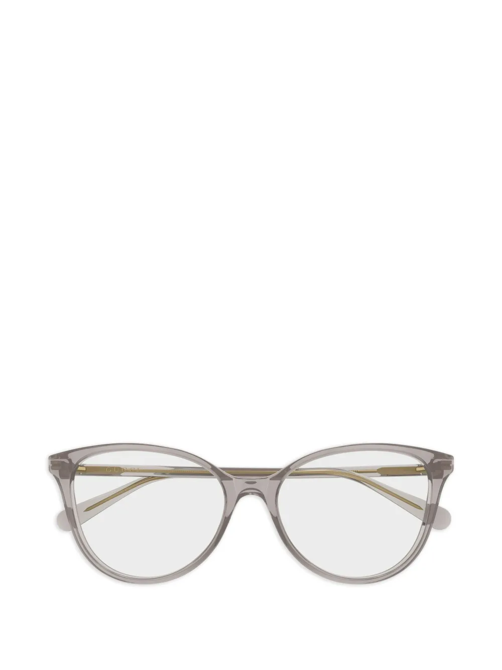 Gucci Eyewear logo-detail glasses - Grau