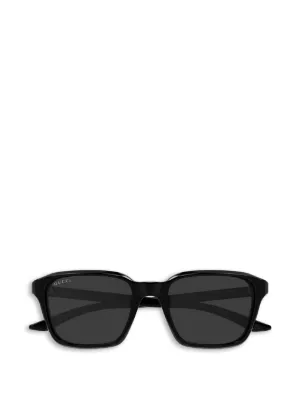 Gucci Eyewear ウェブストライプ サングラス | ブラック | FARFETCH JP