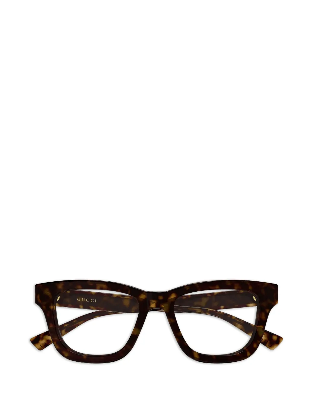 Gucci Eyewear square-frame glasses - Marrone