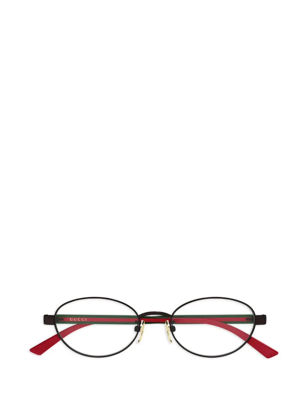 Gucci Eyewear oval-frame glasses - Braun