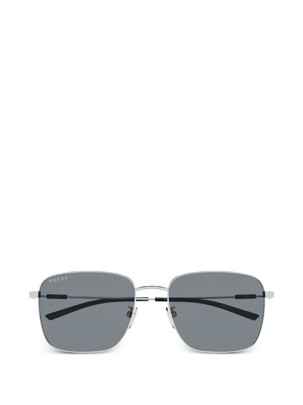 Gucci Eyewear Occhiali da sole squadrati - Argento