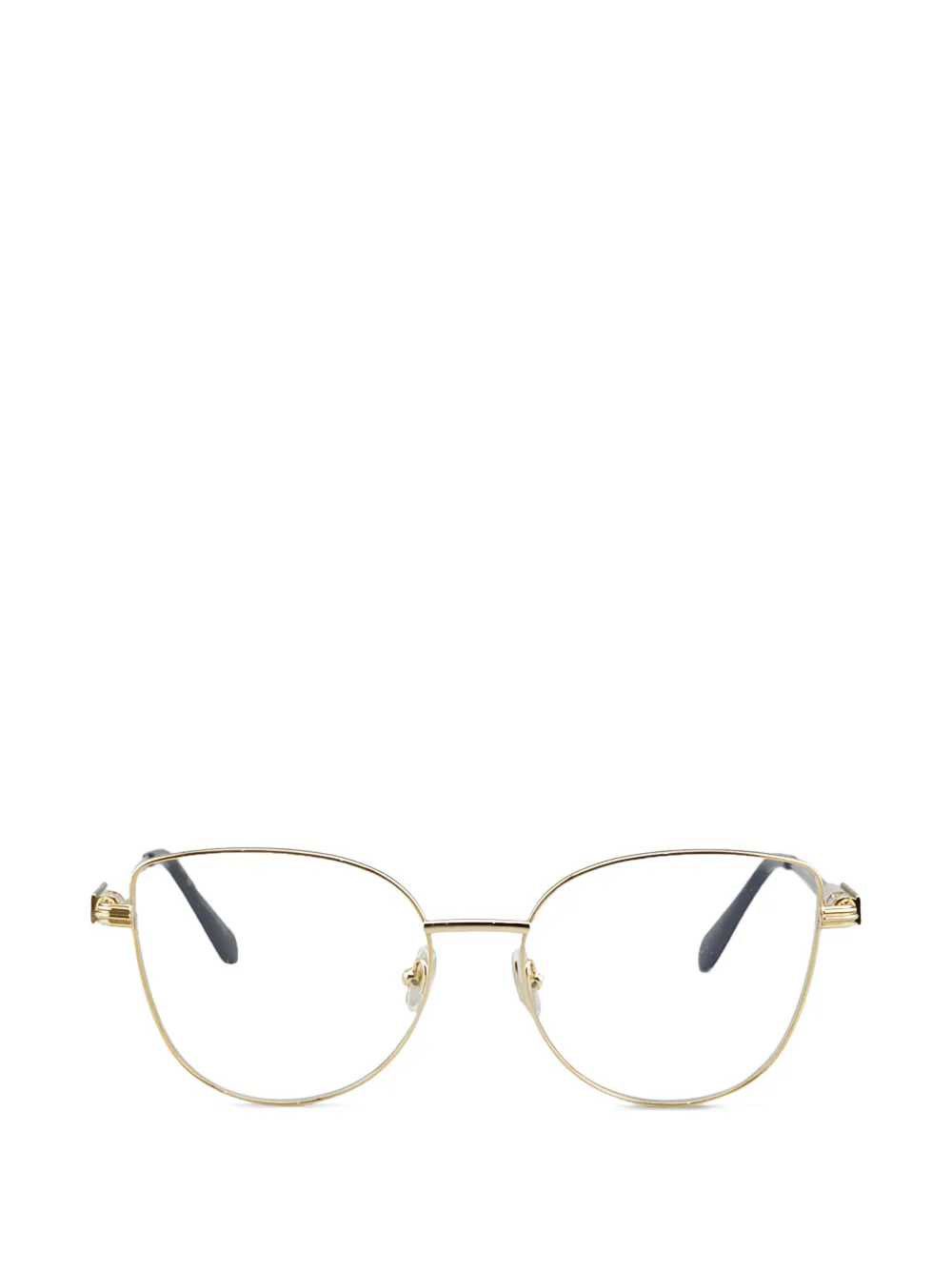 Ferragamo Eyewear cat-eye frame glasses - Oro