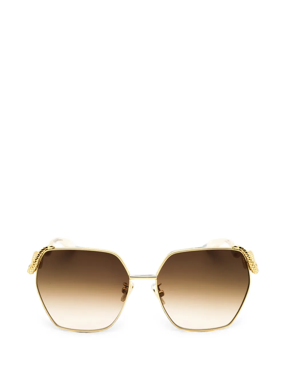 Roberto Cavalli snake-detail sunglasses - Oro