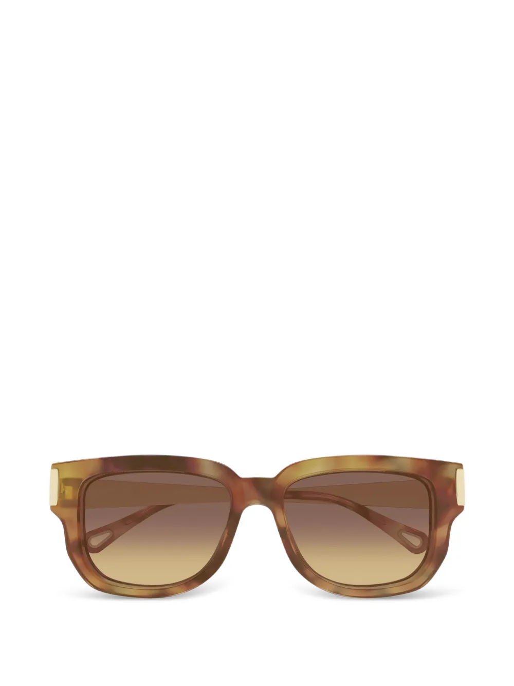 Chloé Eyewear Occhiali da sole squadrati - Marrone