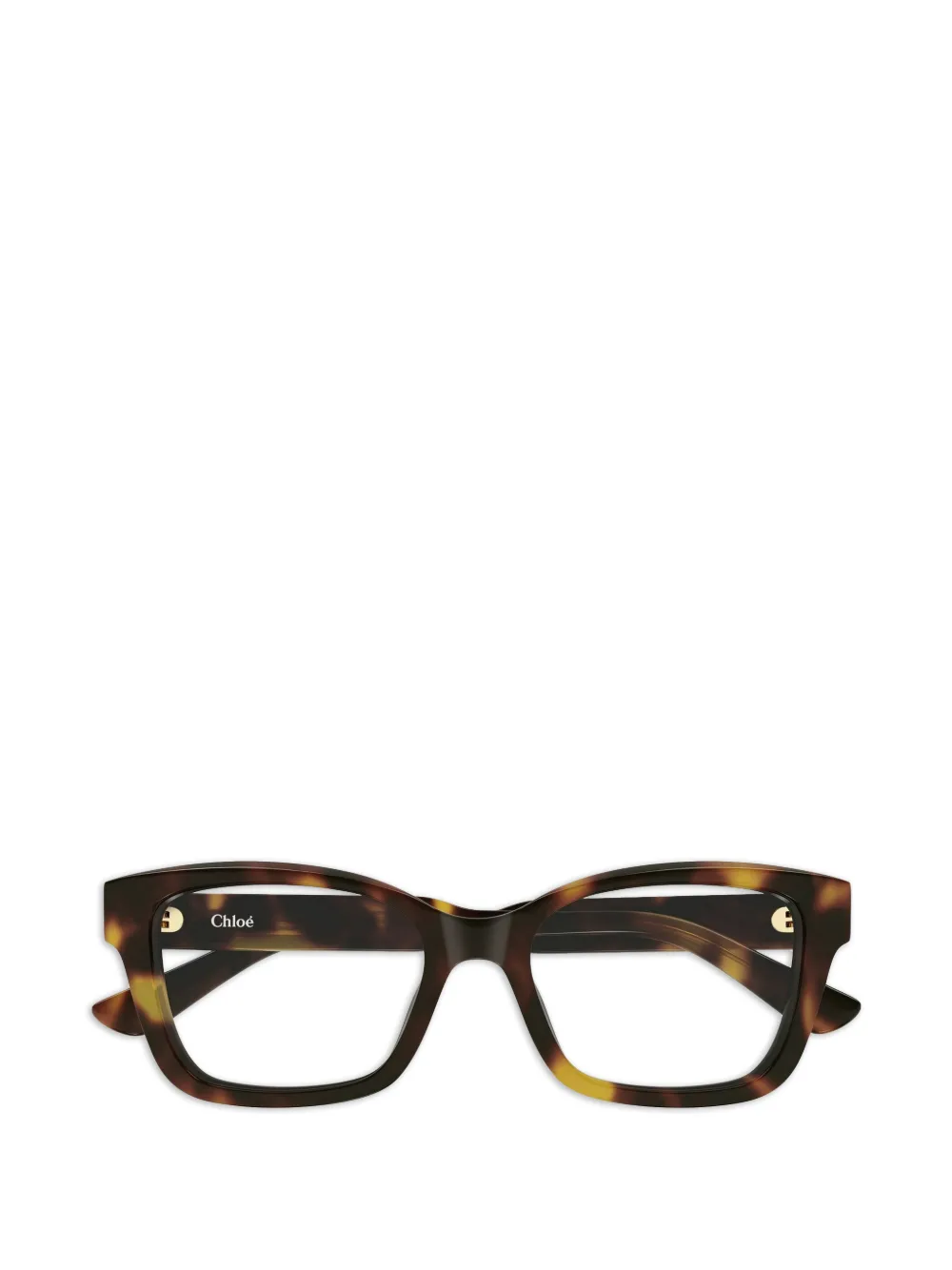 Chloé Eyewear Occhiali squadrati Havana - Marrone
