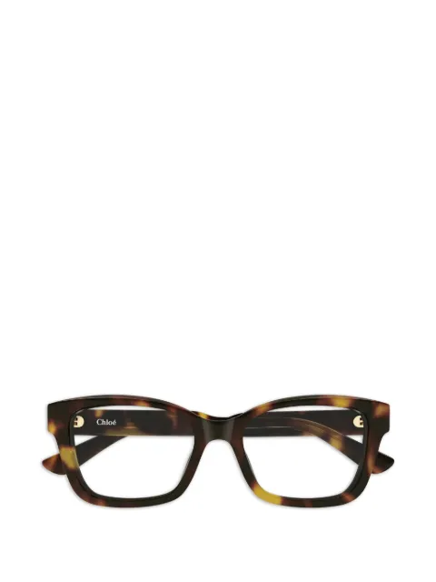 Chloé Eyewear ハバナ スクエアメガネフレーム