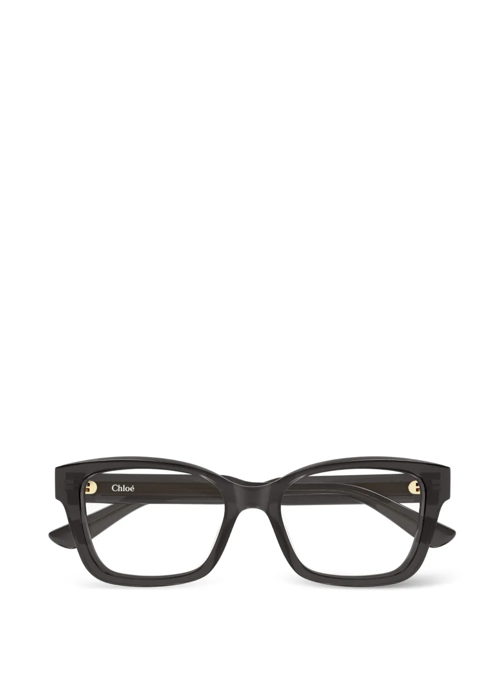 Chloé Eyewear Occhiali con logo - Grigio
