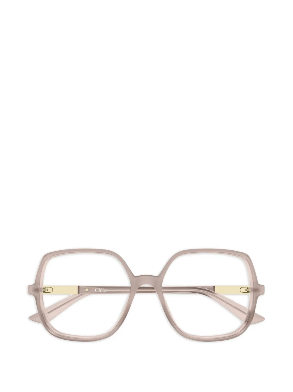 Chloé Eyewear logo-detail glasses - Toni neutri