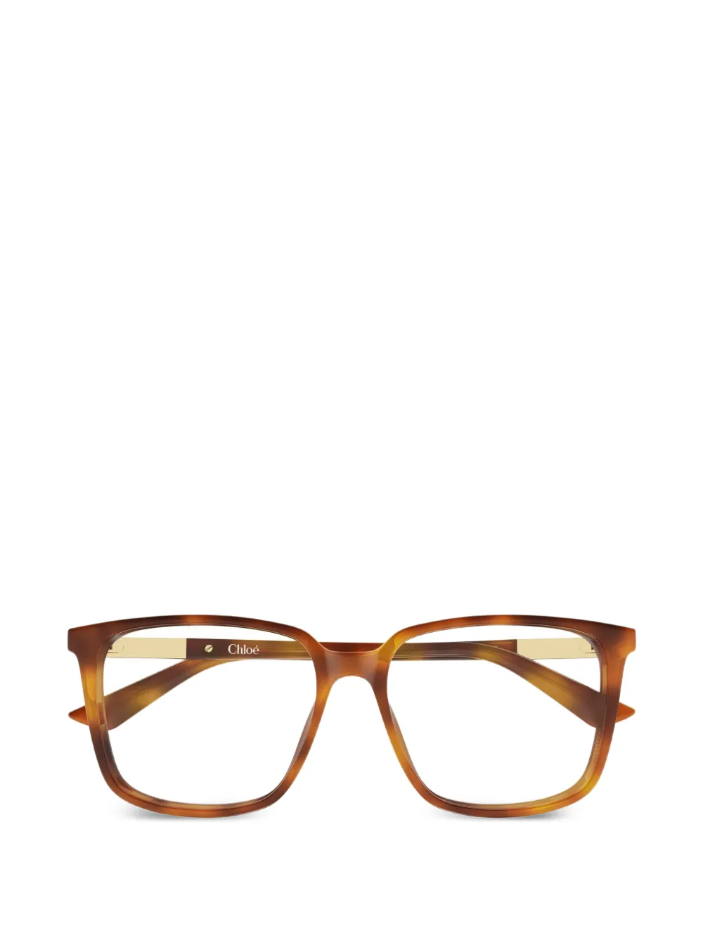 Chloé Eyewear square-frame glasses - Marrone
