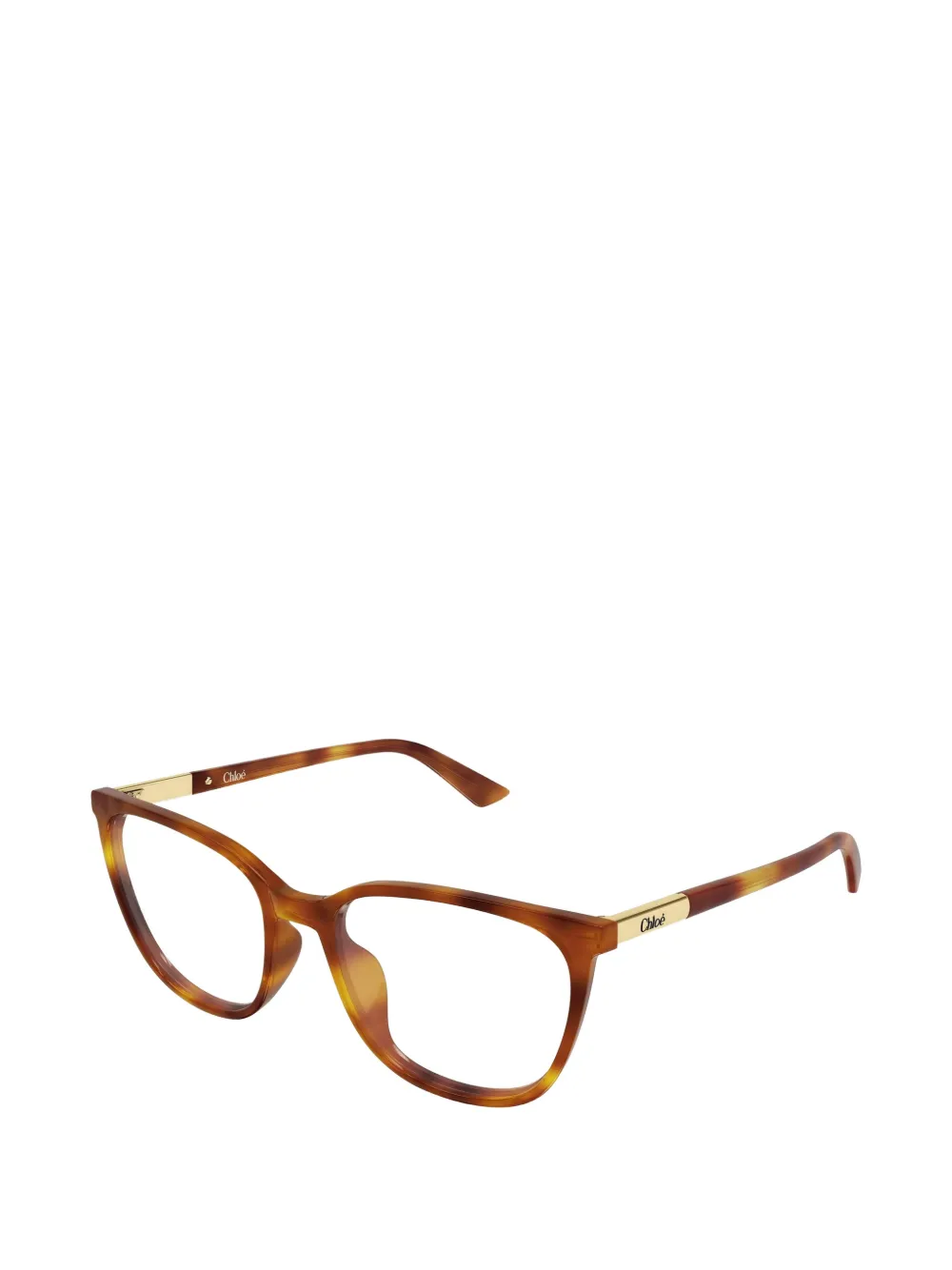 Chloé Eyewear Bril met logodetail Bruin