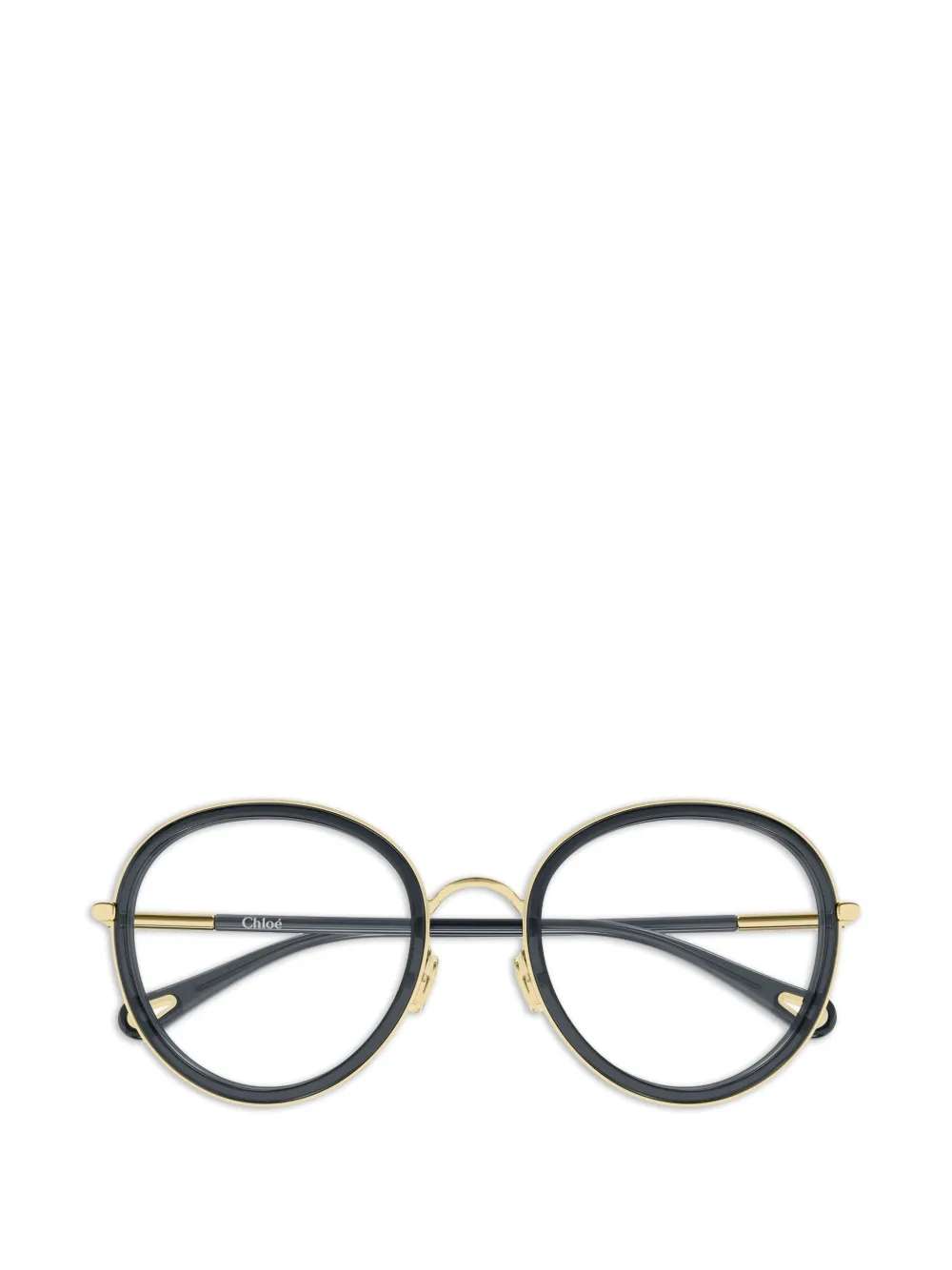 Chloé Eyewear round metal glasses - Nero