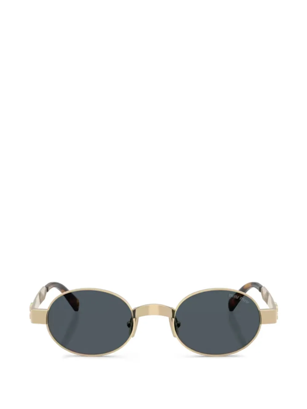 Miu Miu Eyewear oval-frame sunglasses - Oro
