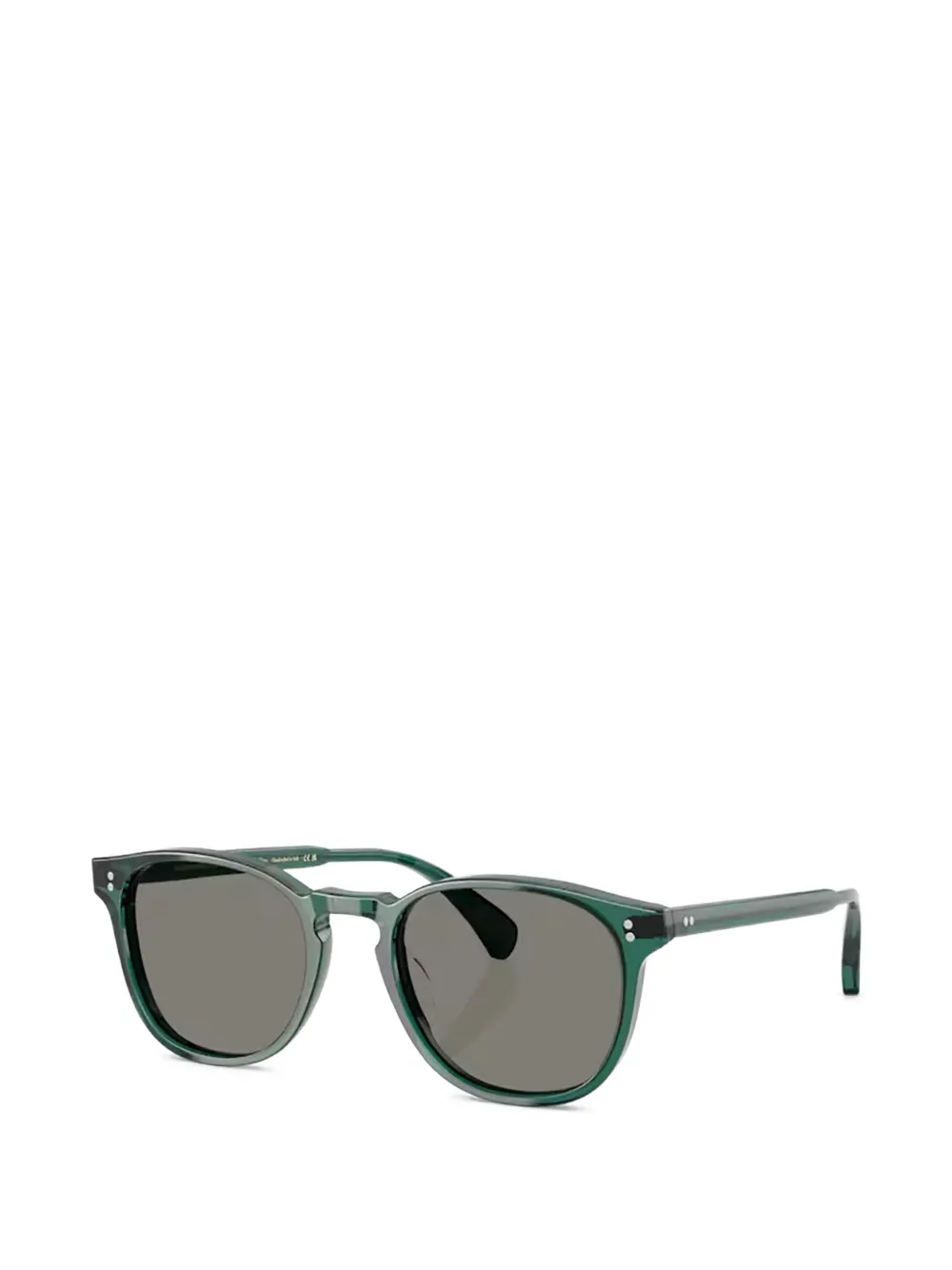 Oliver Peoples Zonnebril met rond montuur Groen
