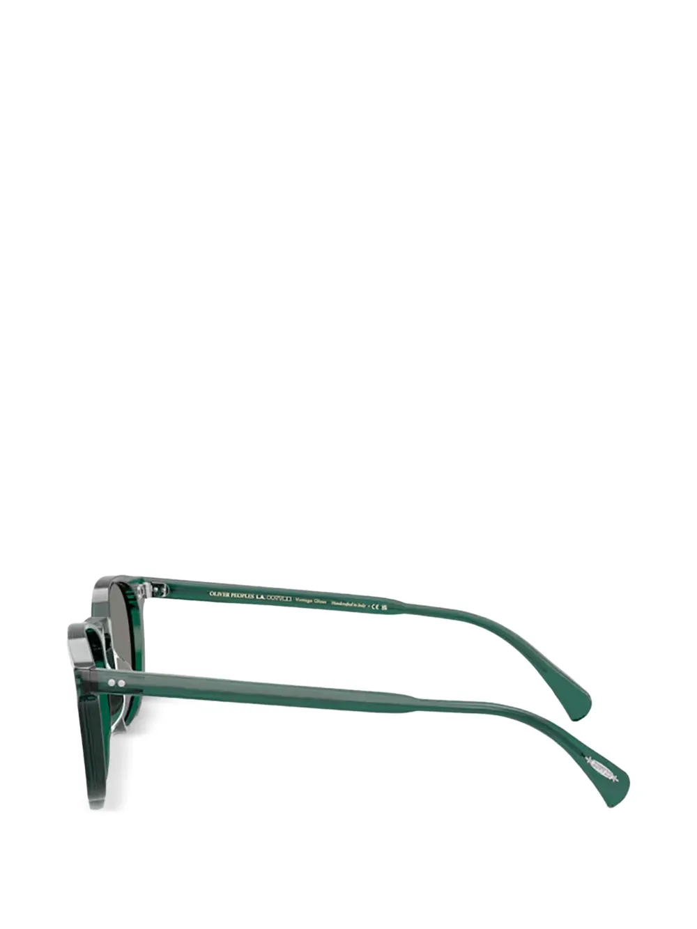 Oliver Peoples Zonnebril met rond montuur Groen
