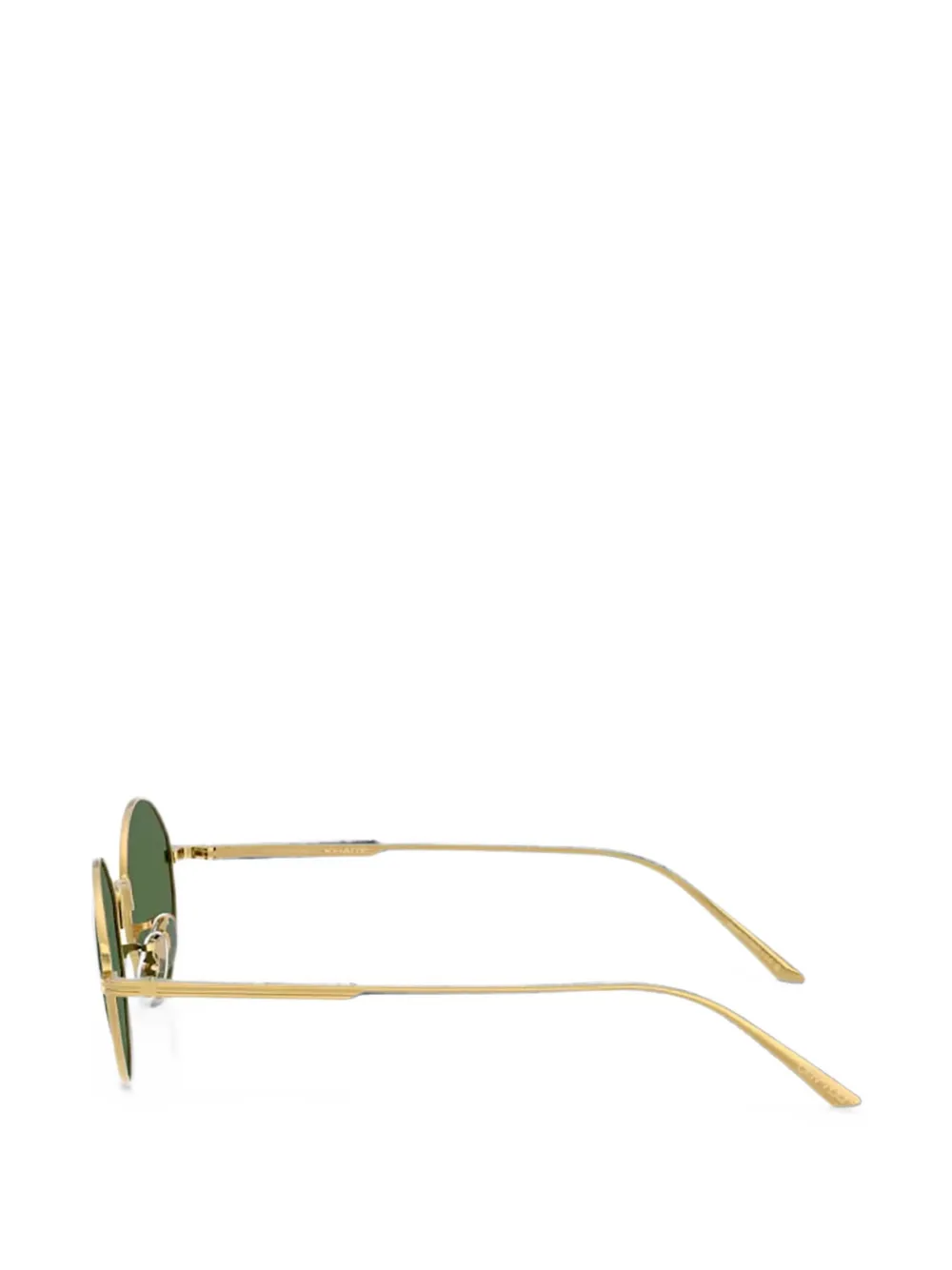 Oliver Peoples Zonnebril met rond montuur Goud