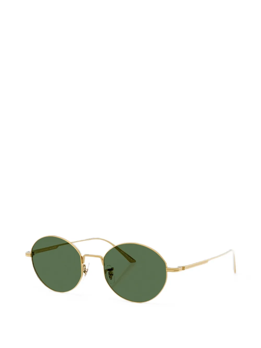 Oliver Peoples Zonnebril met rond montuur Goud