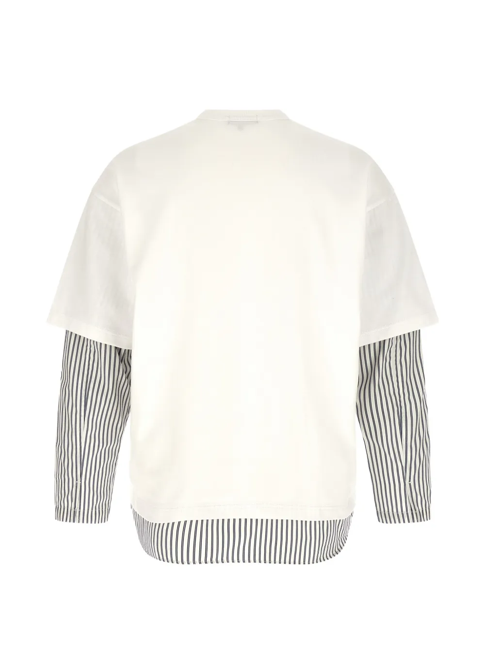 Comme des Garçons Homme striped chest-pocket T-shirt - Bianco