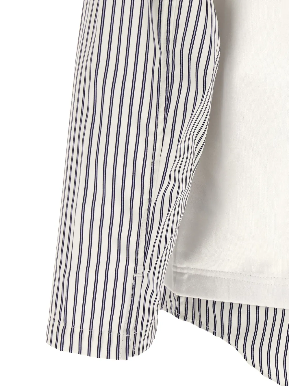 Comme des Garçons Homme T-shirt met borstzak Wit