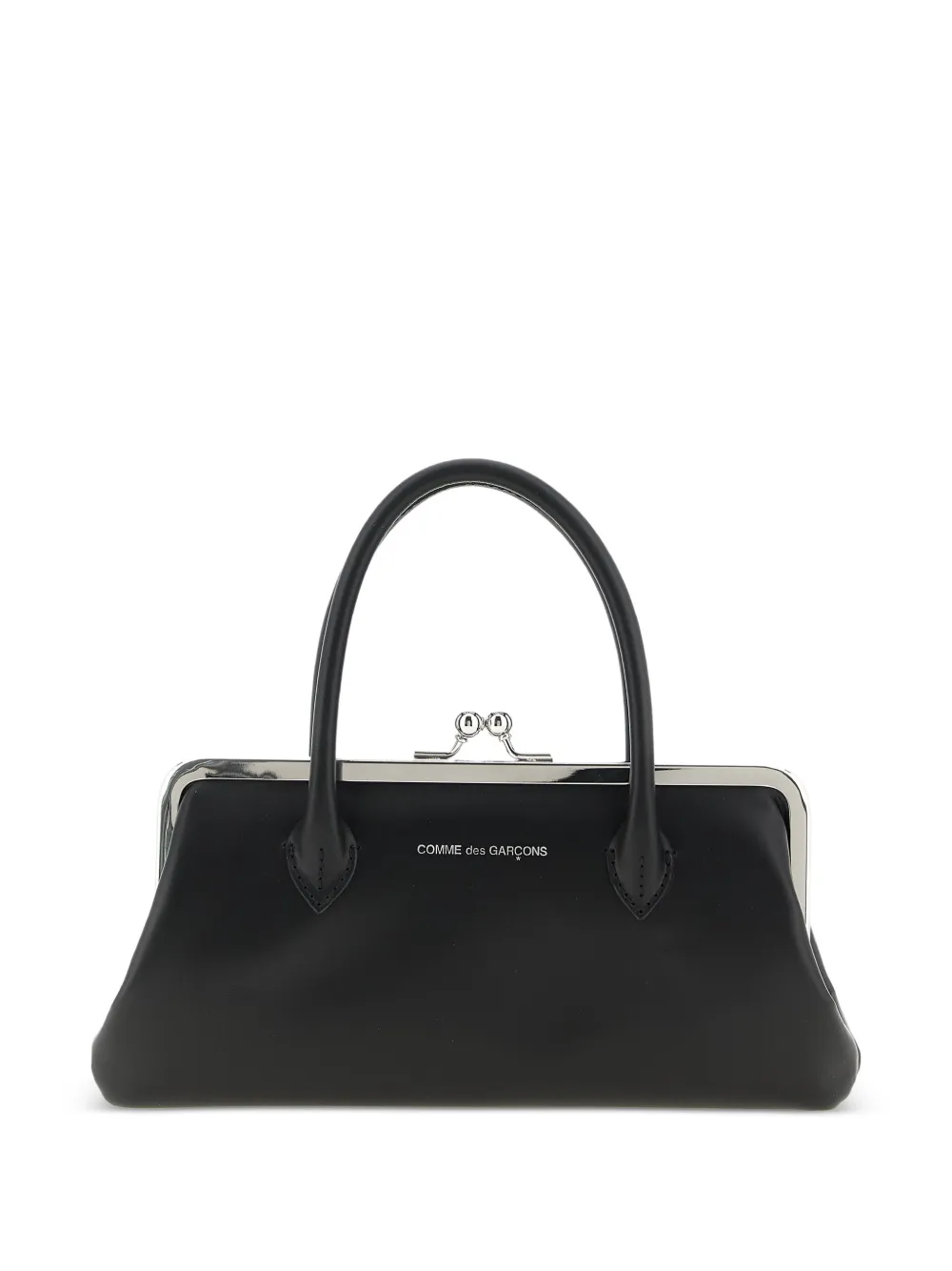 Comme Des Garçons Wallet Clasp Handles card-holder bag - Nero