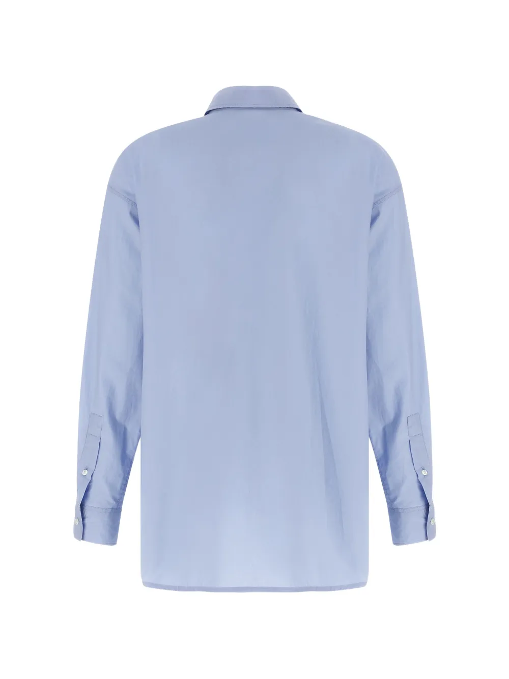 Maison Kitsuné Blouse met Baby Fox-patch Blauw