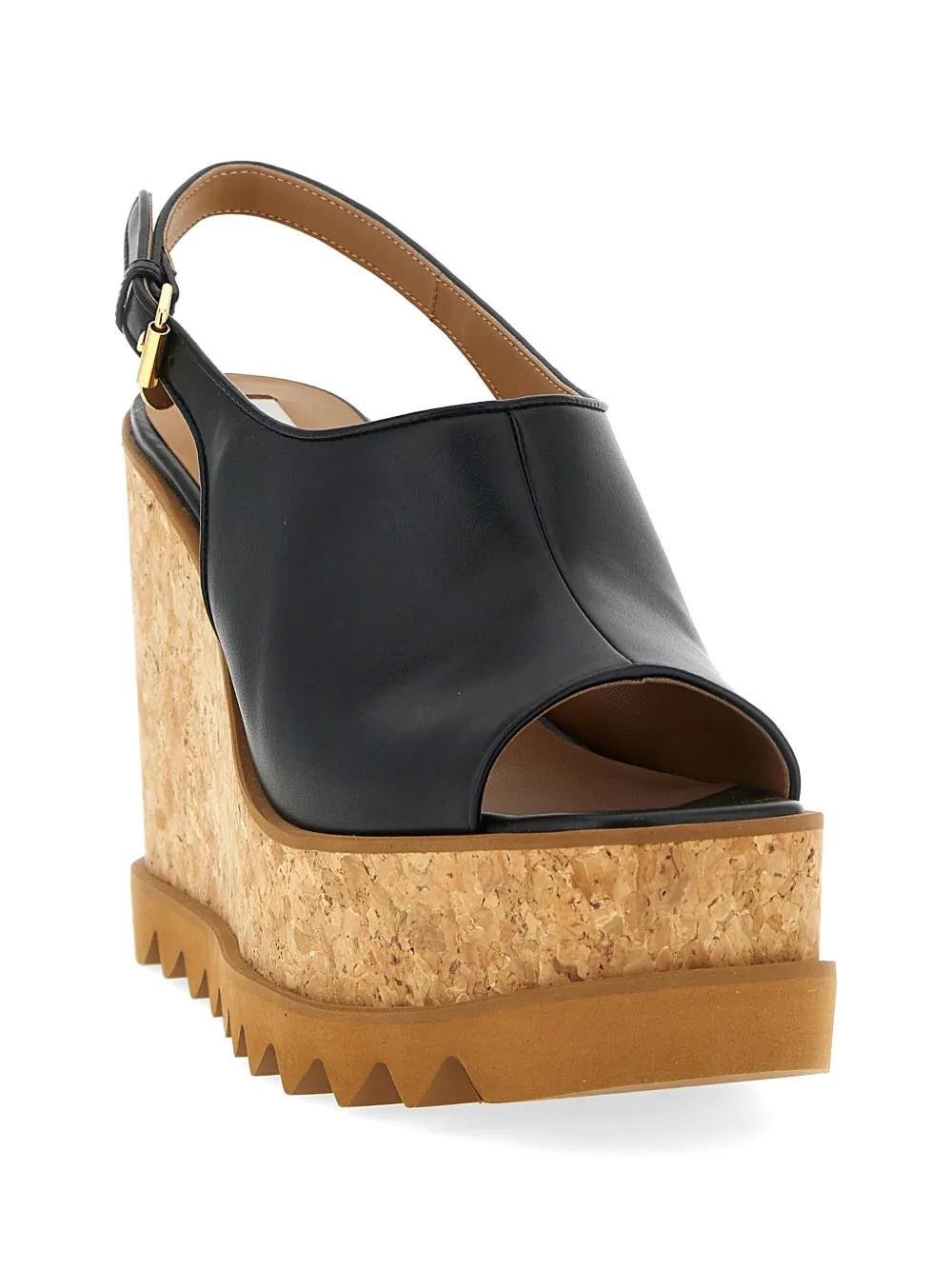 Stella McCartney Sneak- Elyse open-toe sandals Zwart