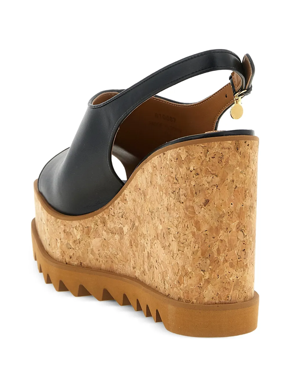 Stella McCartney Sneak- Elyse open-toe sandals Zwart