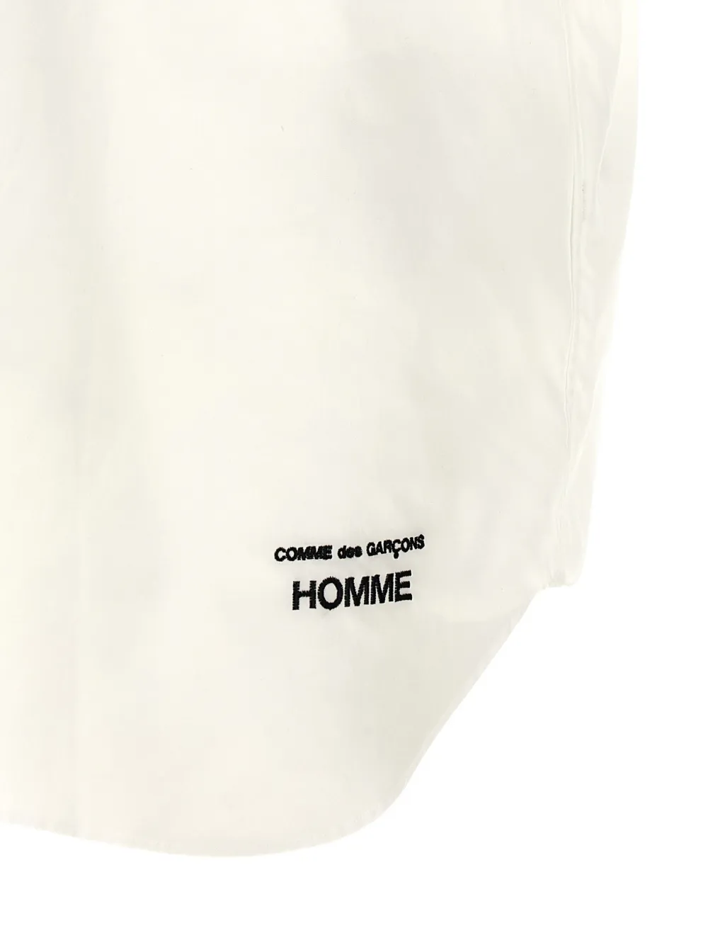 Comme des Garçons Homme T-shirt met logodetail Wit