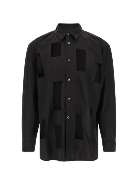 Comme des Garçons Homme Plus geometric cut-out shirt