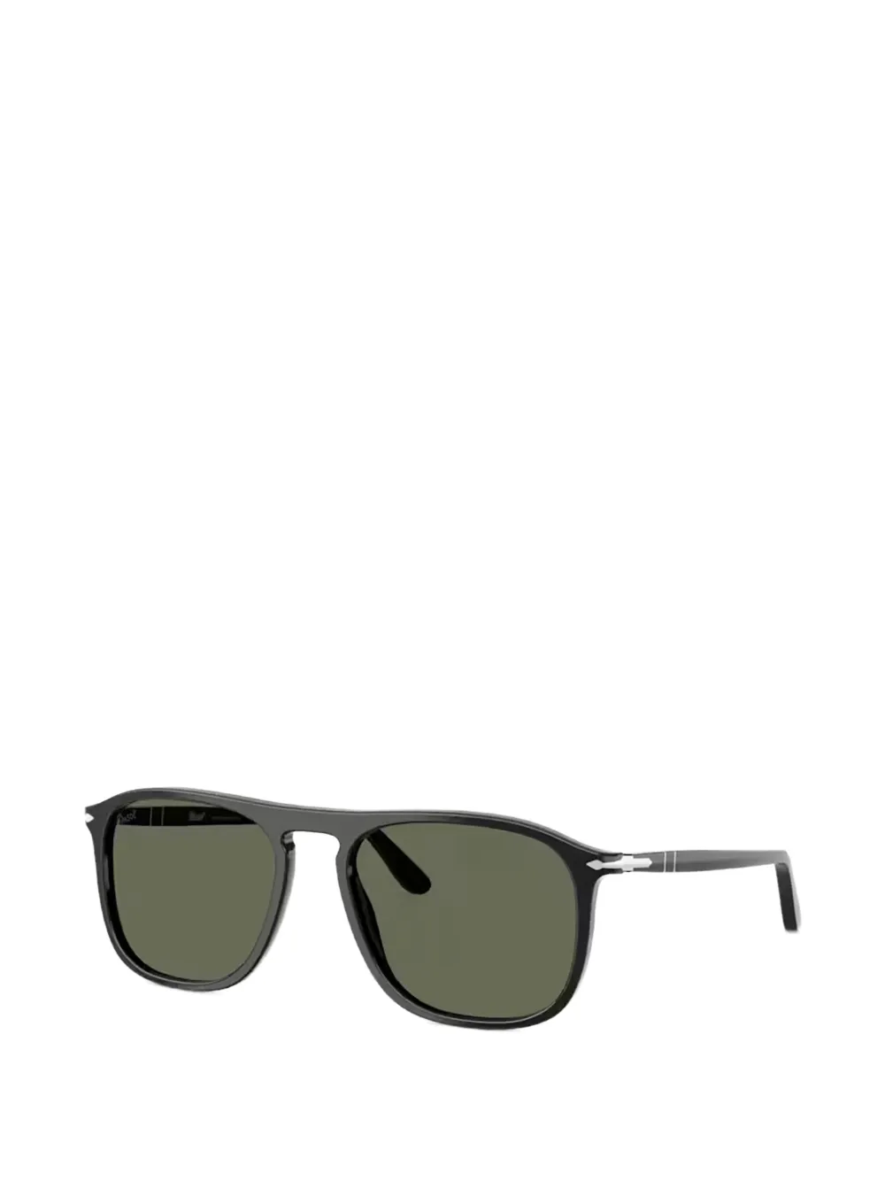 Persol PO3392S zonnebril met rechthoekig montuur Zwart