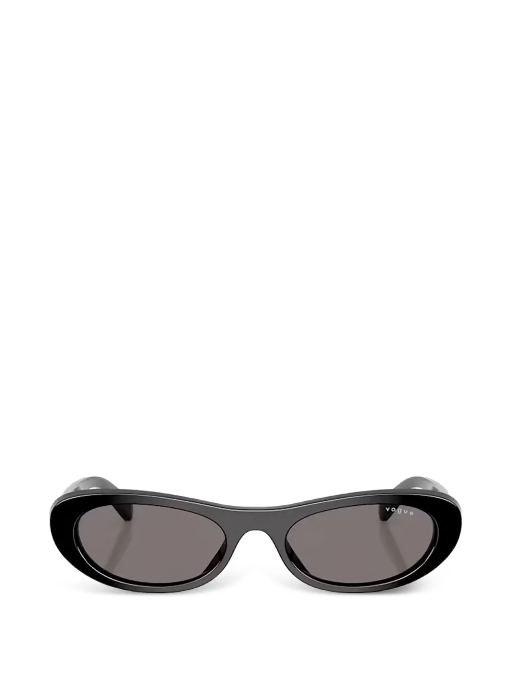 Vogue Sonnenbrille mit ovalem Gestell - Schwarz