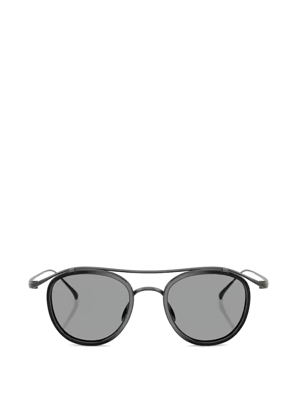 Giorgio Armani round-frame sunglasses - Nero
