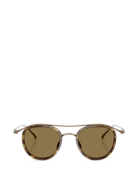 Giorgio Armani lunettes de soleil à monture ronde