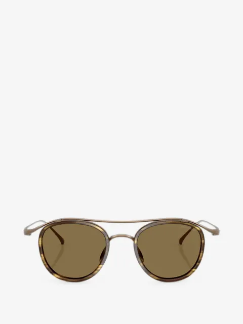 Giorgio Armani lentes de sol con armazón redonda