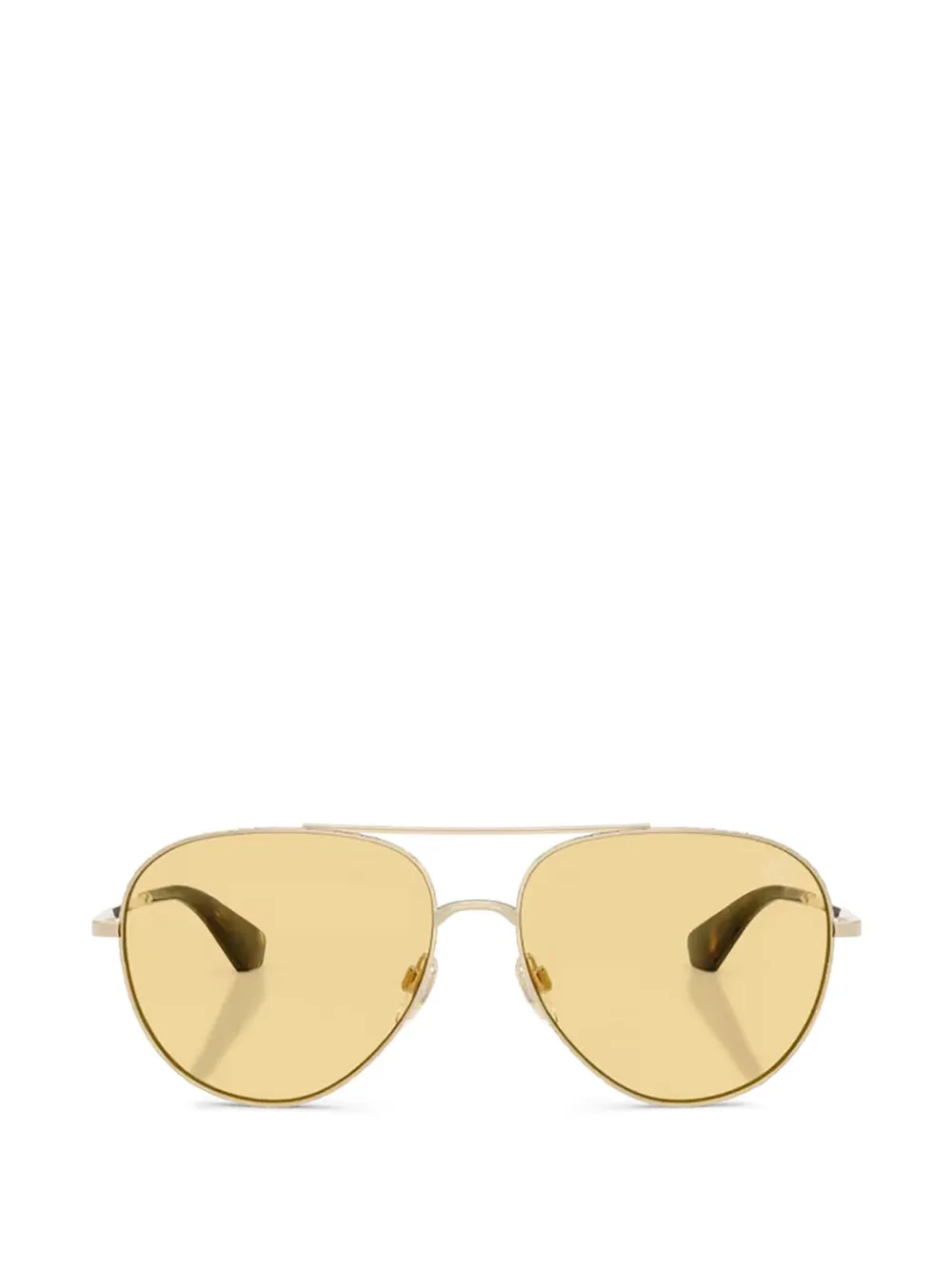 Burberry Eyewear Sonnenbrille mit rundem Gestell - Gold