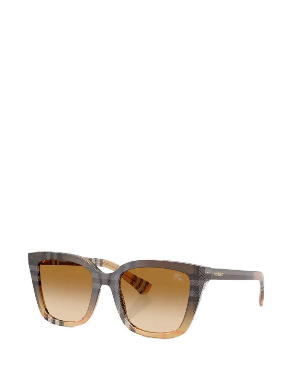 Burberry Eyewear Zonnebril met vierkant montuur Beige