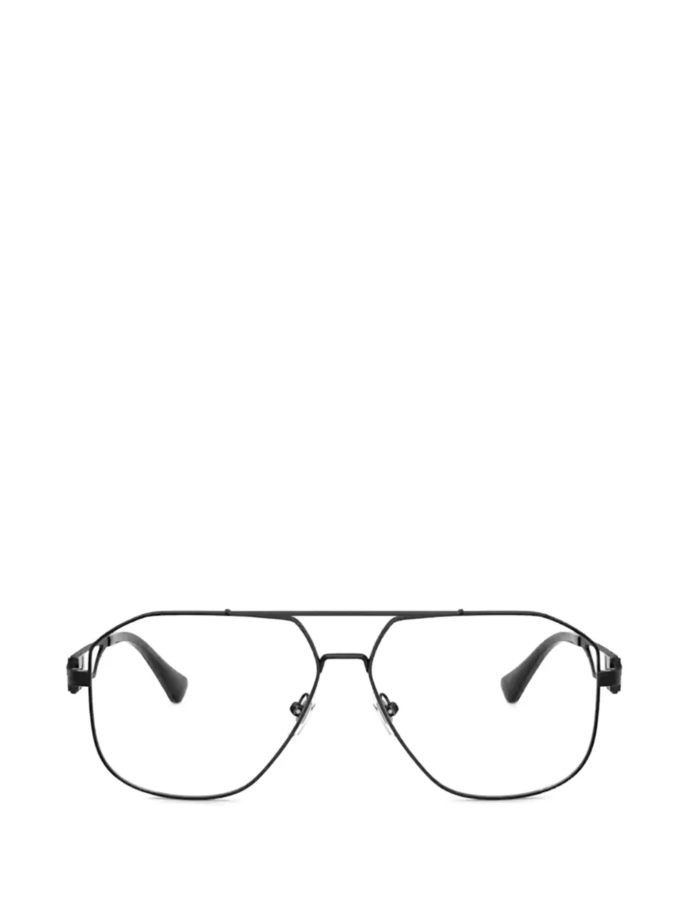Versace Eyewear VE1287 browline glasses - Nero