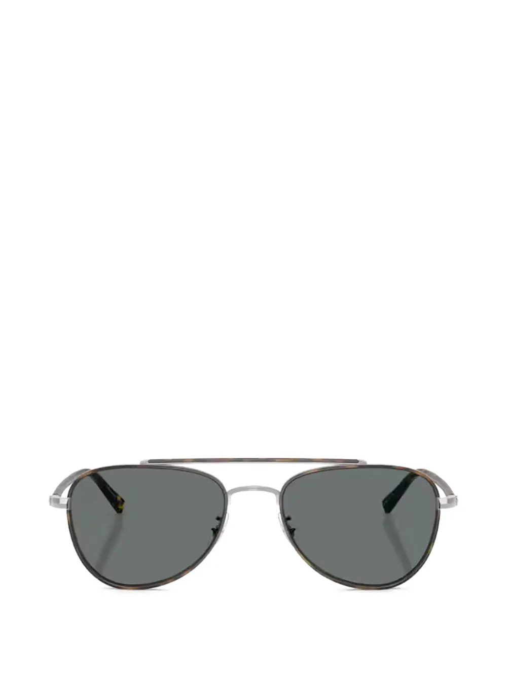 Oliver Peoples pilot-frame sunglasses - Marrone