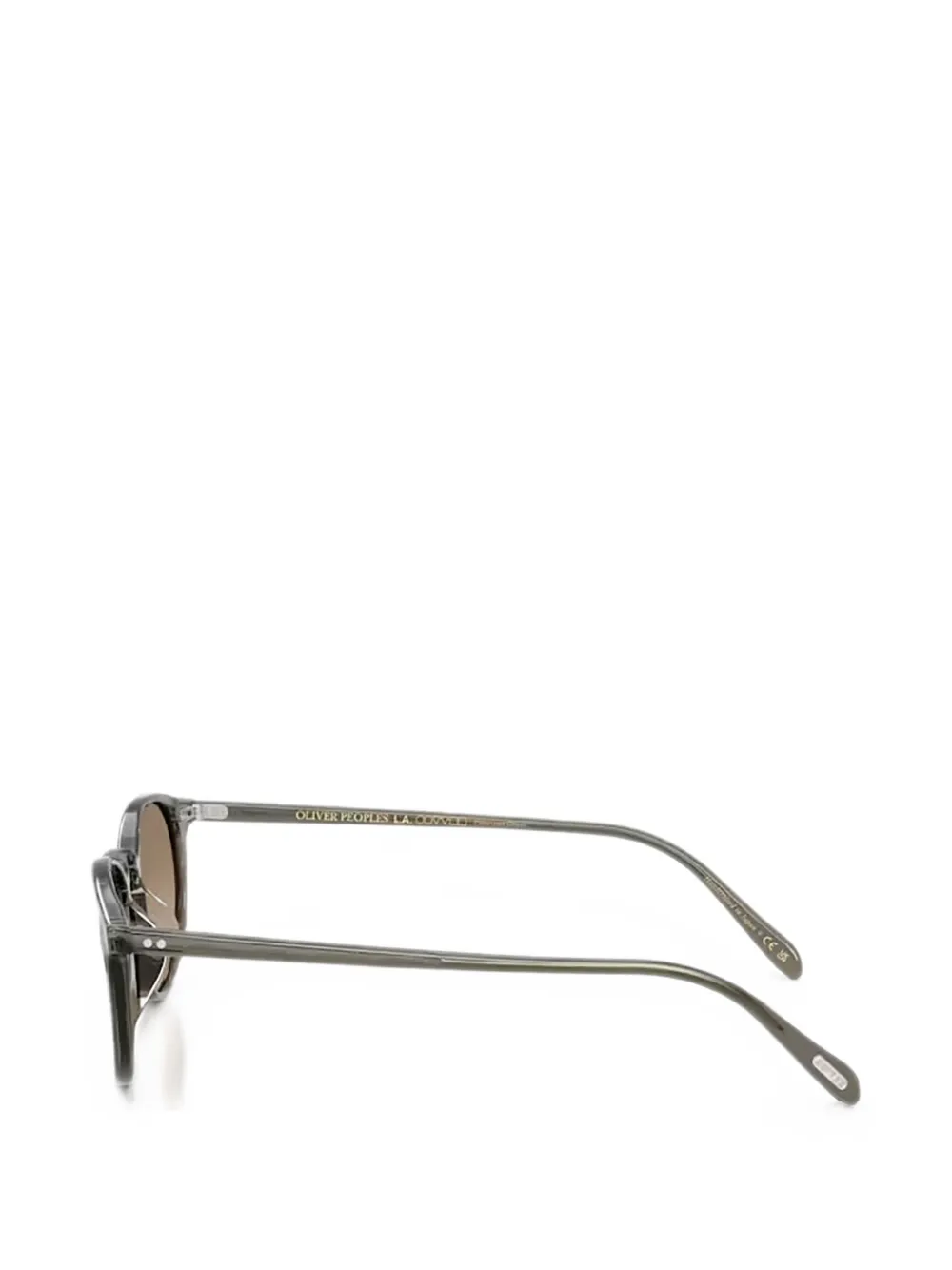 Oliver Peoples Riley zonnebril met rond montuur Grijs