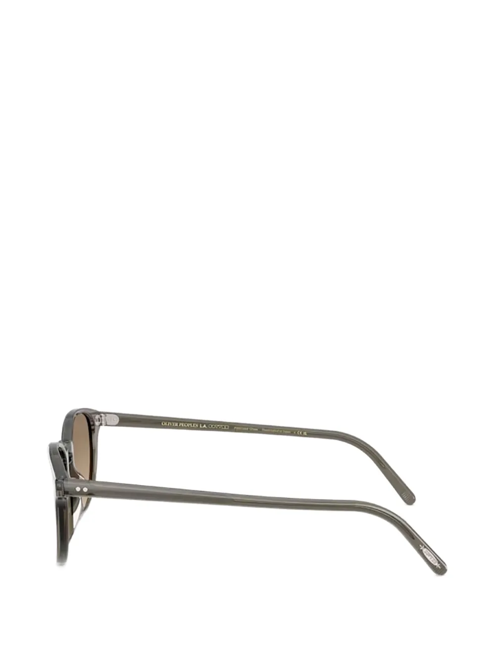 Oliver Peoples Fairmont zonnebril met rond montuur Grijs