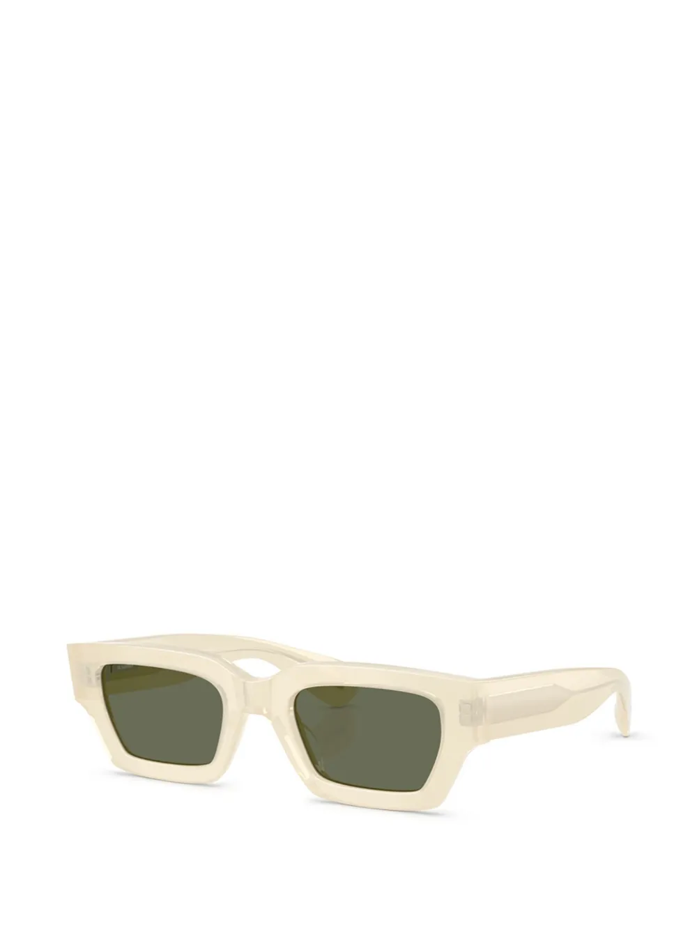 Oliver Peoples x Jil Sander Edition 6 zonnebril met vierkant montuur Beige