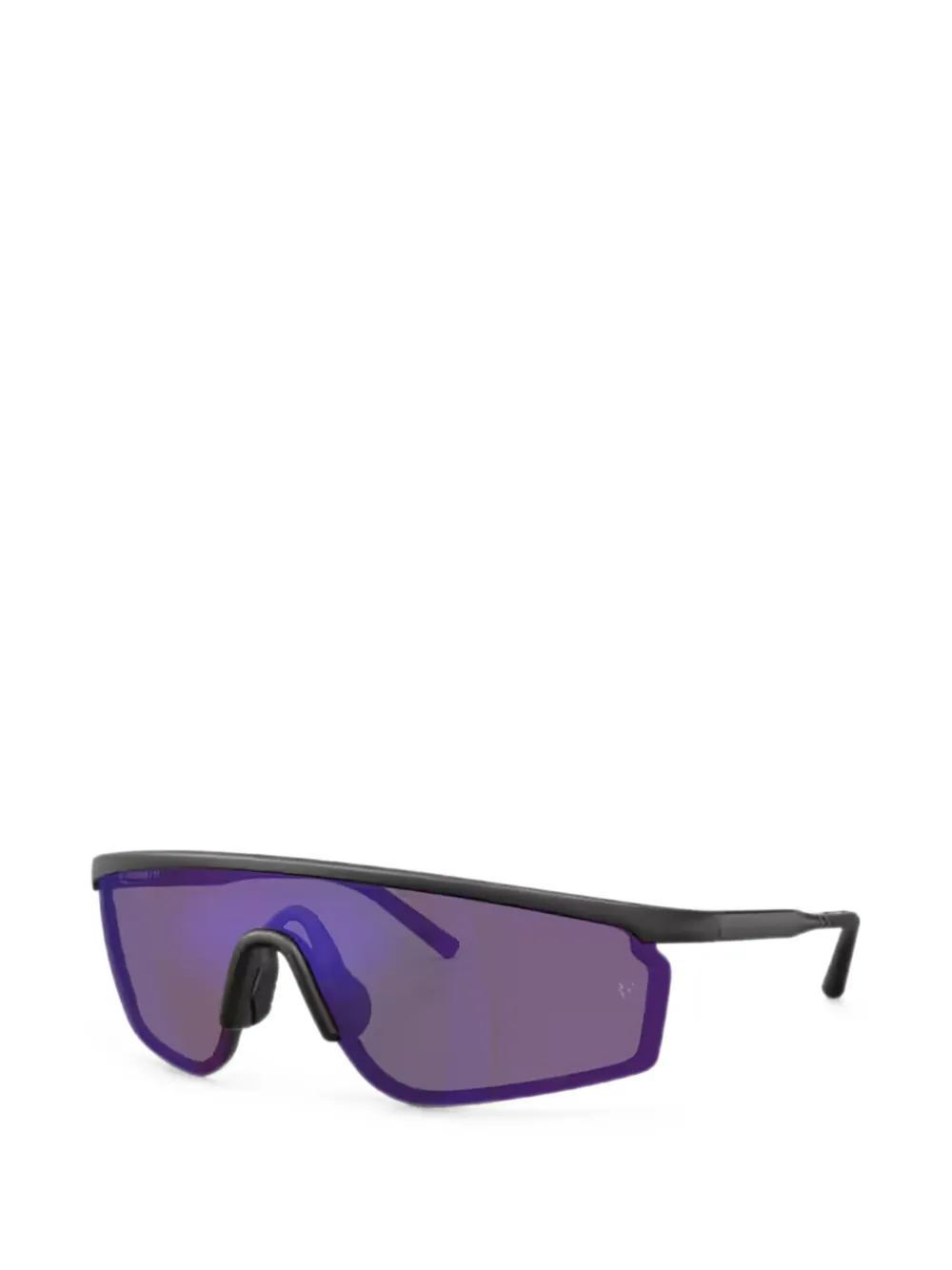 Oliver Peoples R-20 zonnebril met geometrisch montuur Zwart