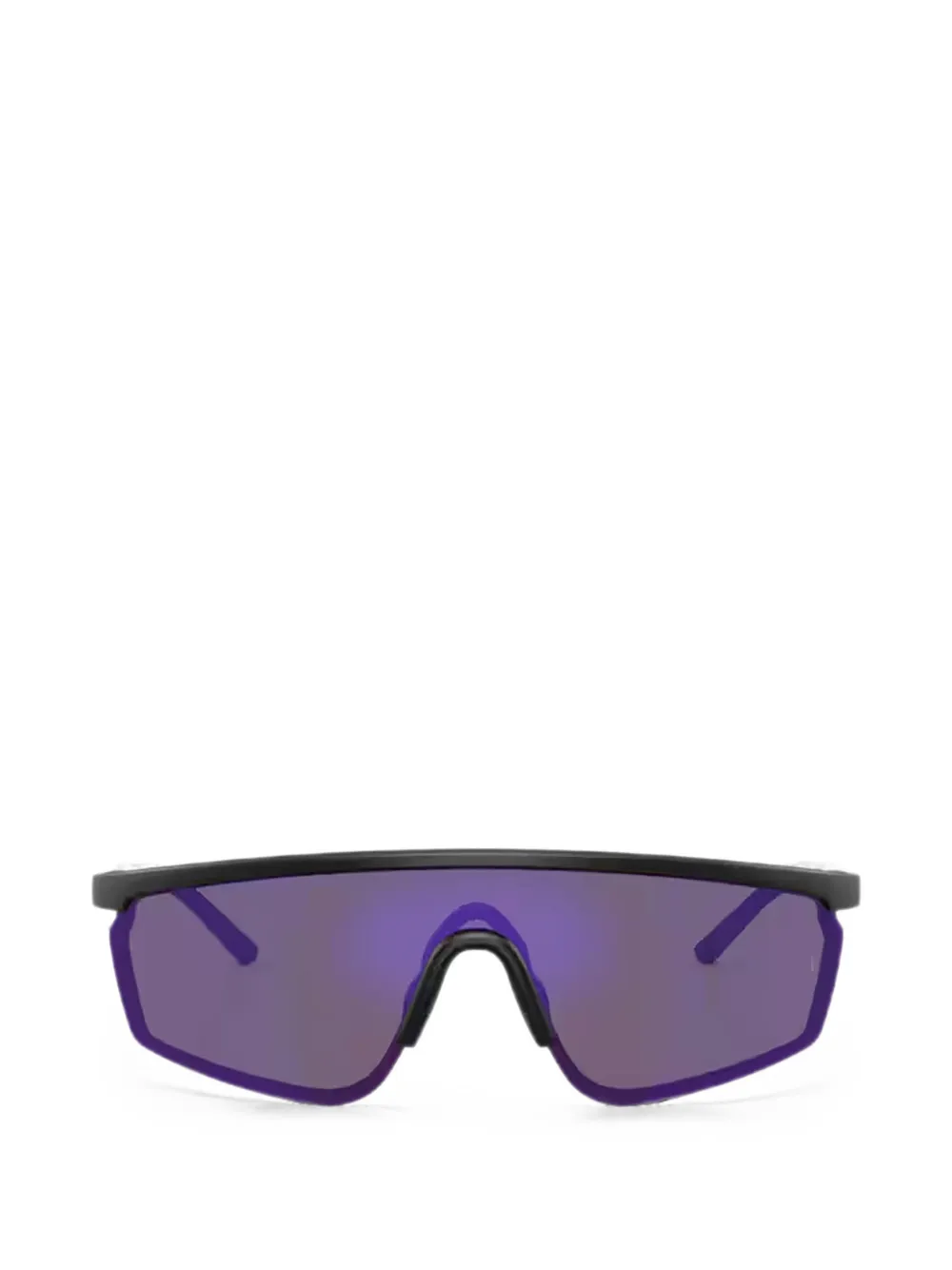 Oliver Peoples Occhiali da sole R-20 geometrici - Nero