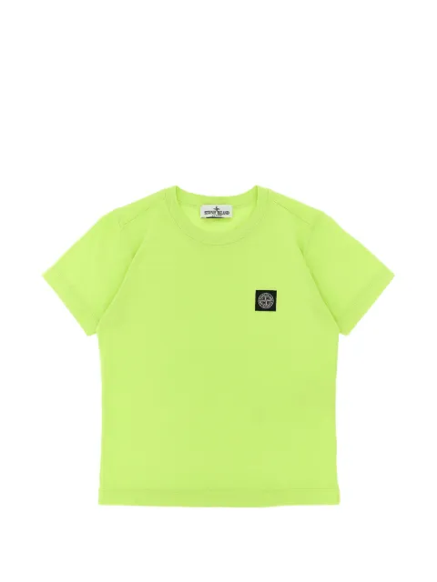 Stone Island Junior T-shirt med logomærke
