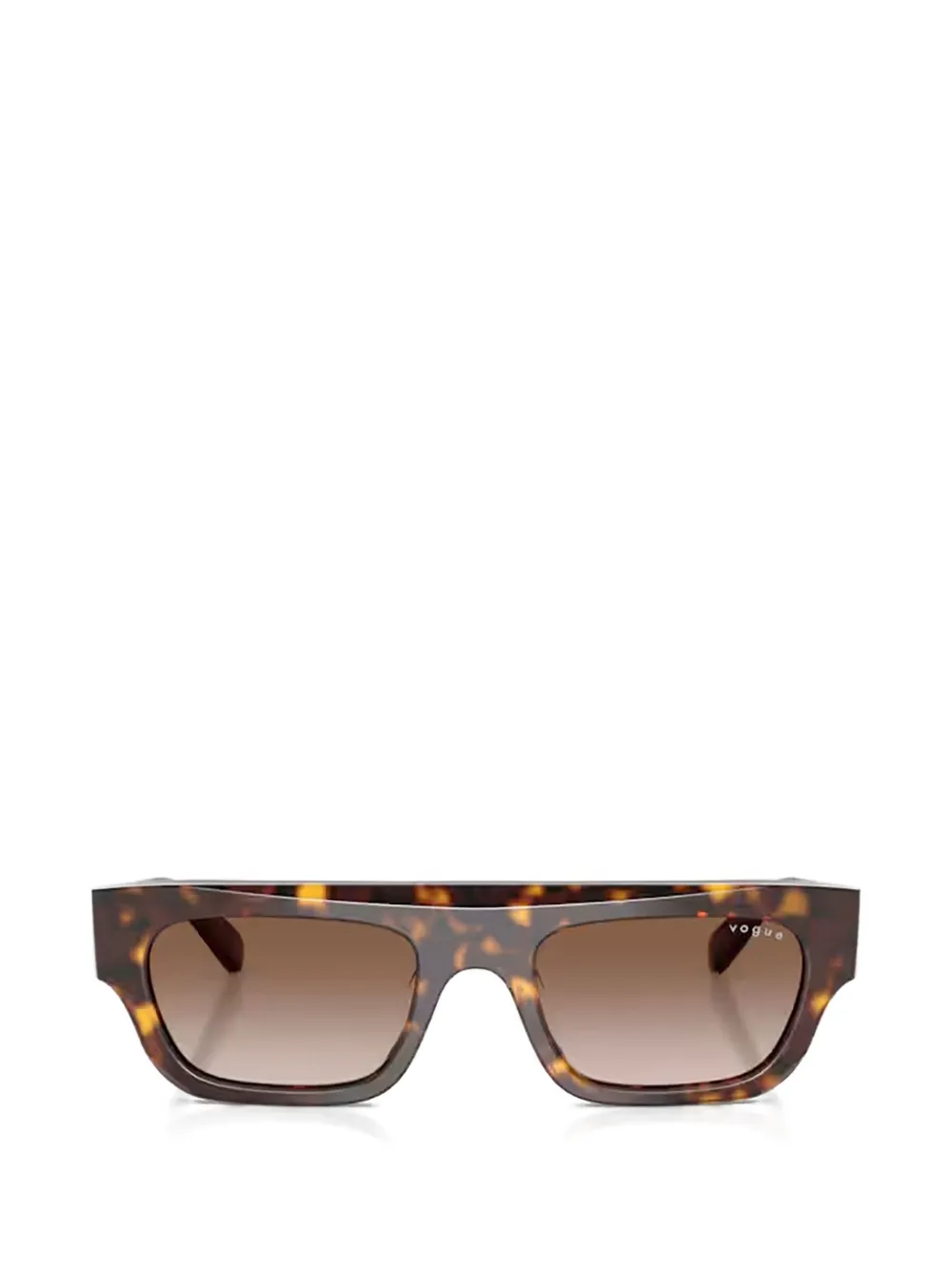 Vogue Eyewear dark havana geometric sunglasses - Marrone