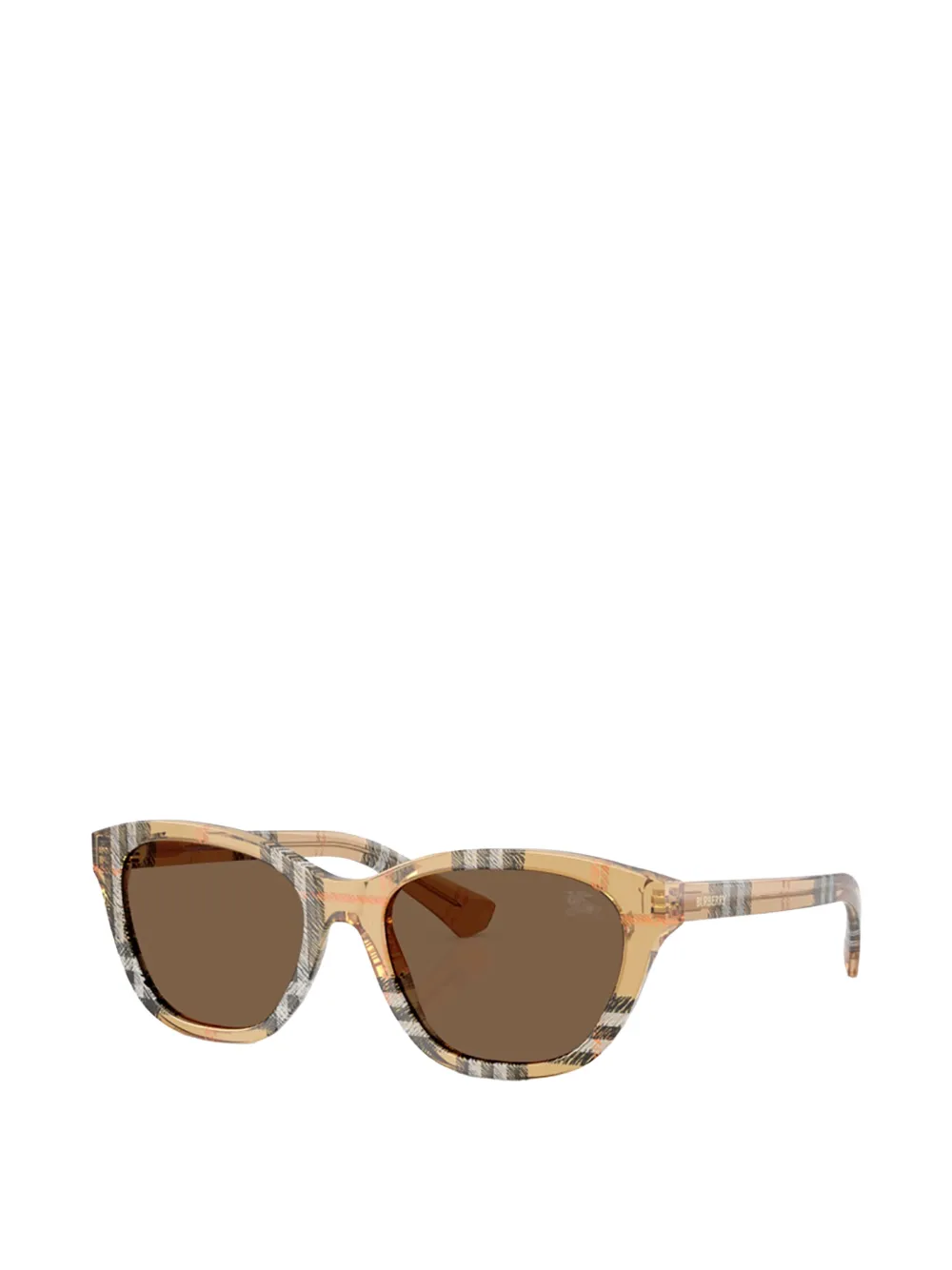 Burberry Eyewear Geruite zonnebril Beige