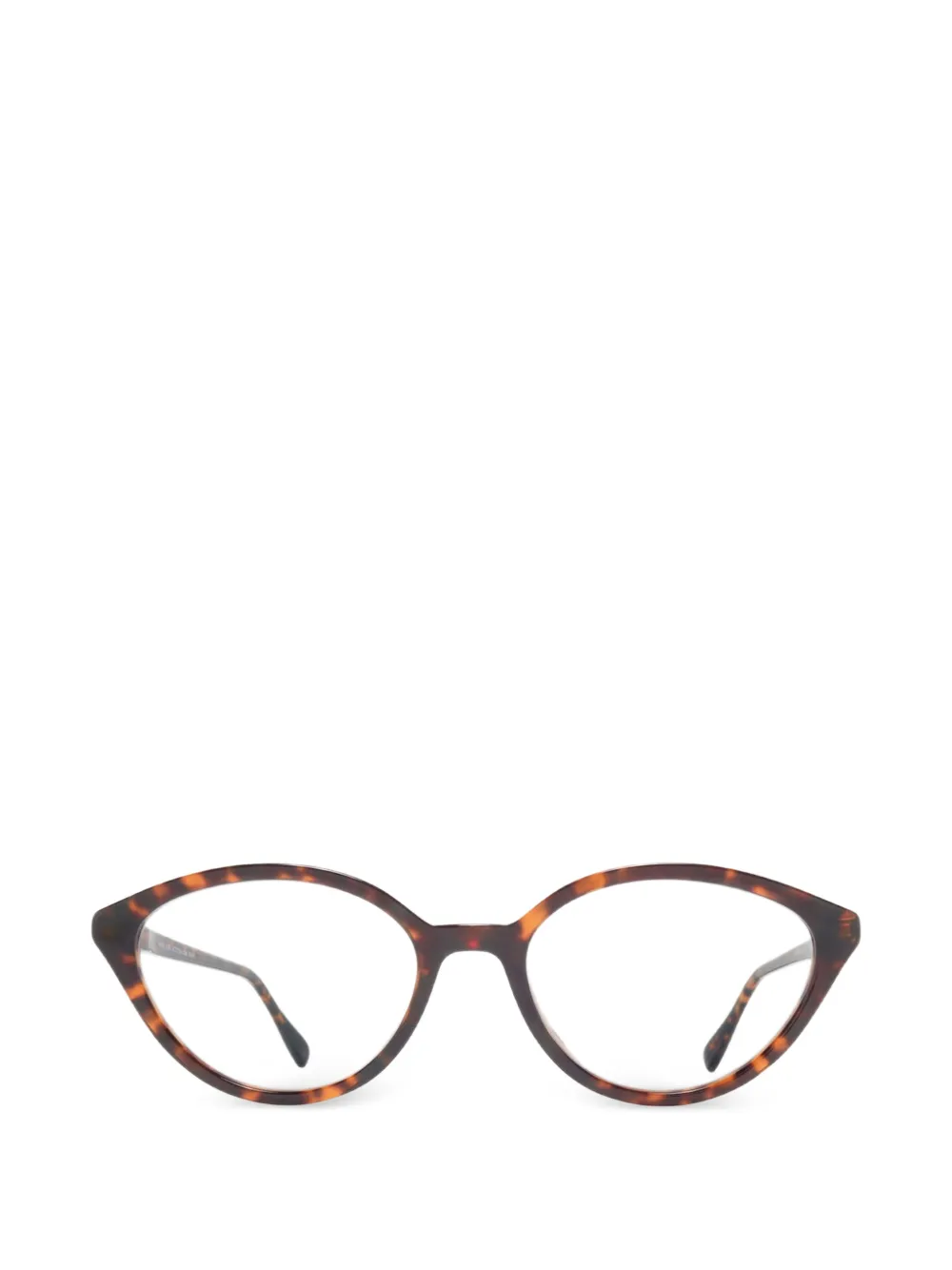 Mykita Nuria havana oval-frame glasses - Marrone