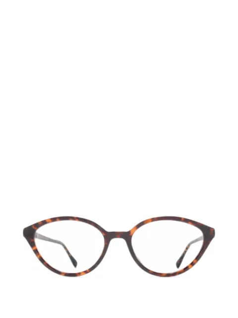 Mykita Nuria havana oval-frame glasses