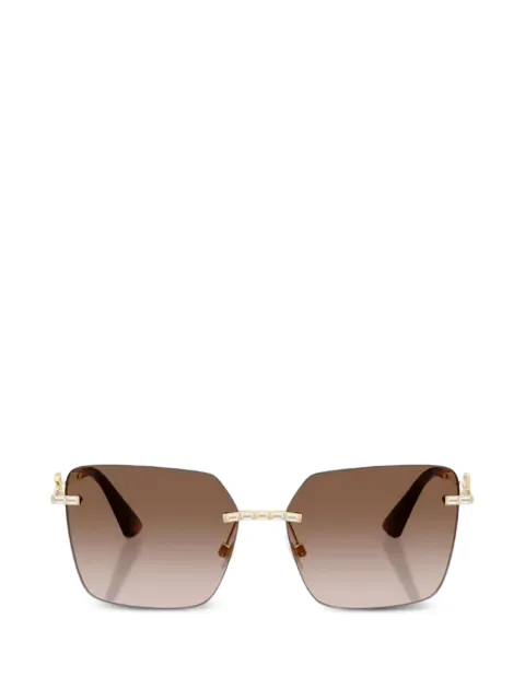 Dolce & Gabbana lunettes de soleil à monture rectangulaire