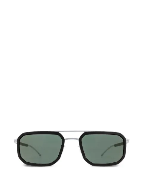 Mykita x Leica double-bridge rectangle sunglasses